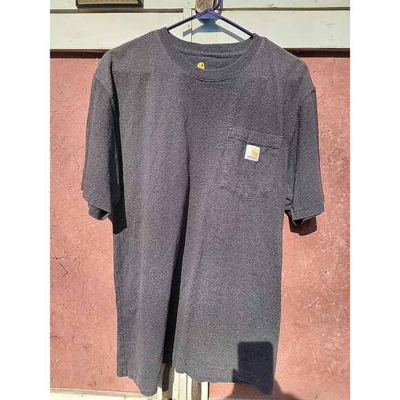 Carhartt Original Fit Pocket tee Shirt Men's Medium Brown - Picture 5 of 6